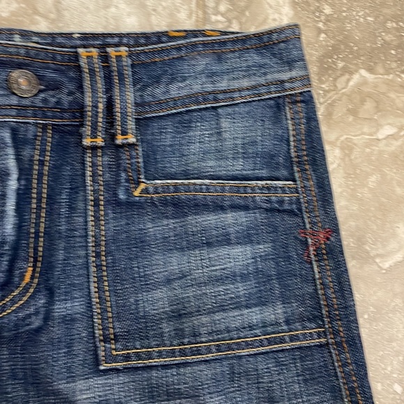 7 For All Mankind by Jerome Dahan Womens Denim Blue Jean Skirt - Size 28 - Picture 7 of 11